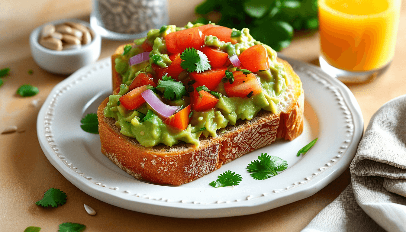 Torrada com Guacamole