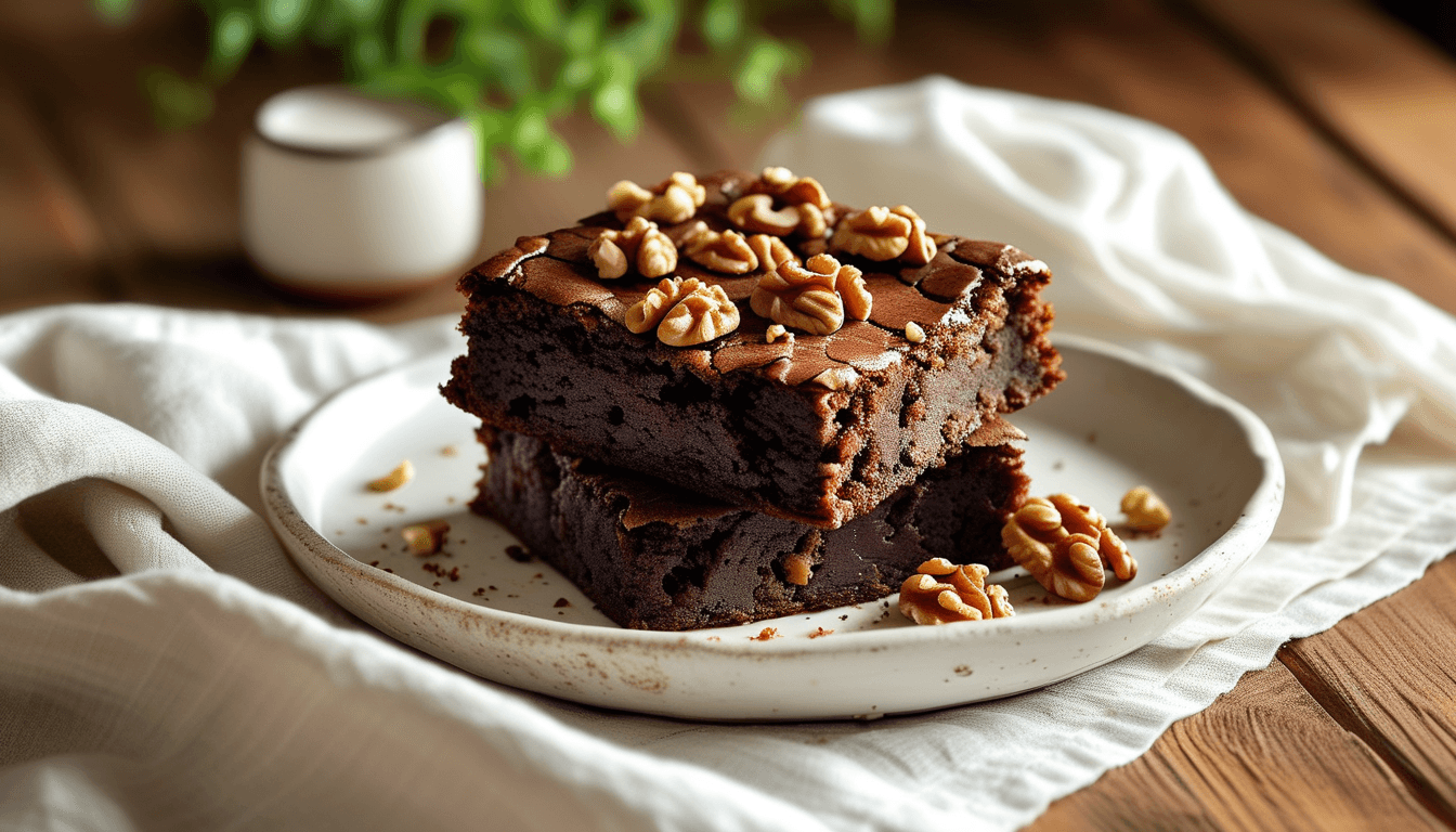 Brownie de Batata-Doce e Nozes
