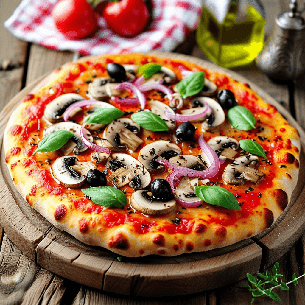 Pizza Vegana com Queijo de Castanha