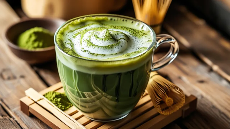Matcha Latte Vegano