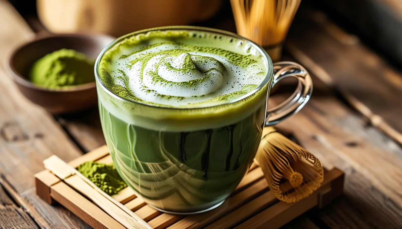 Matcha Latte Vegano