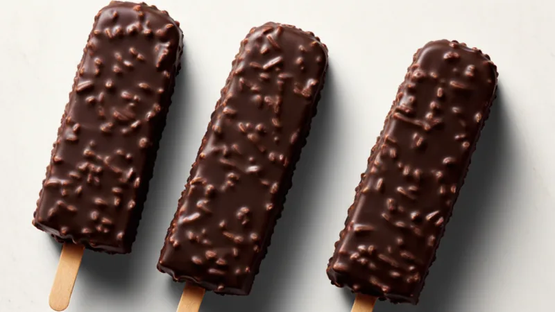 Picolé de Chocolate Vegano Estilo Magnum