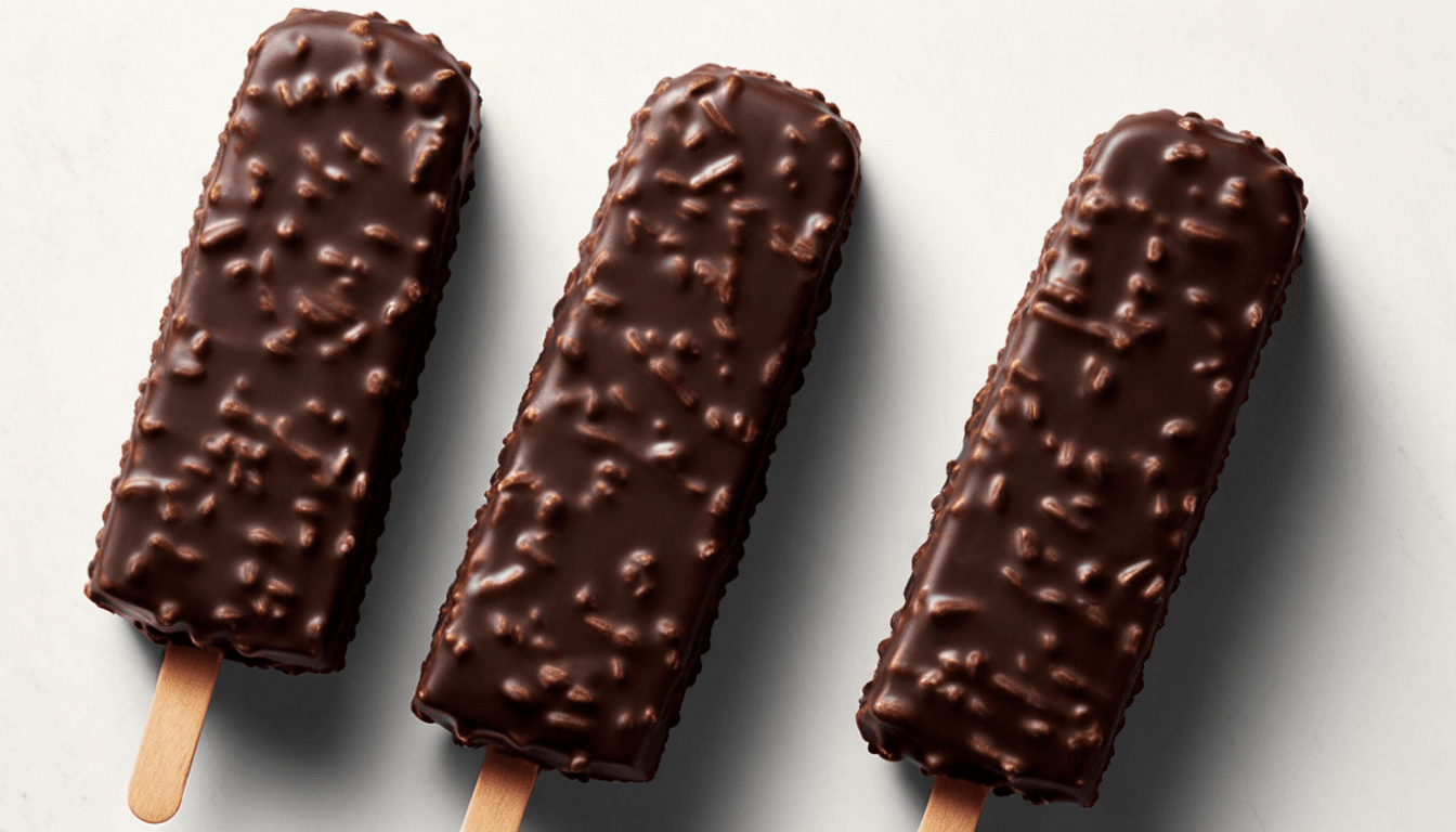 Picolé de Chocolate Vegano Estilo Magnum