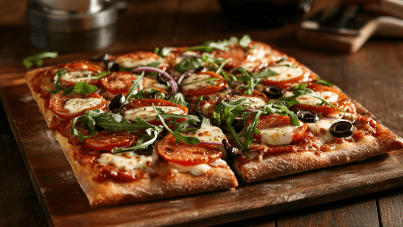 Pizza Proteica de Liquidificador (Vegana)