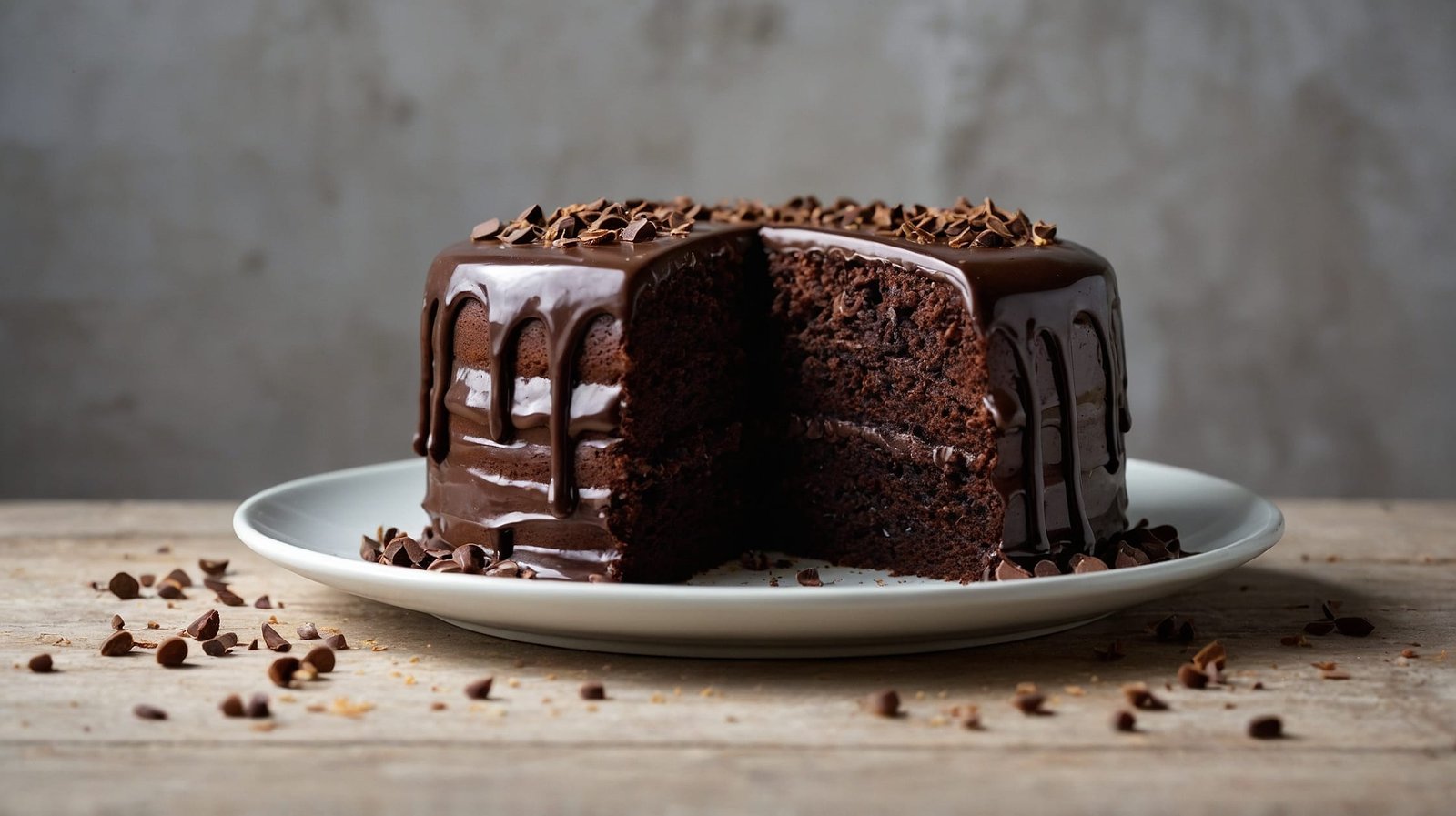 Bolo Chocolatudo (Massa, Recheio e Cobertura de Chocolate)