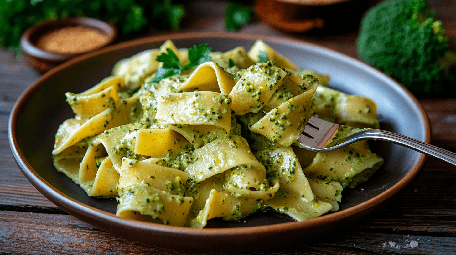 Macarrão ao Molho de Brócolis