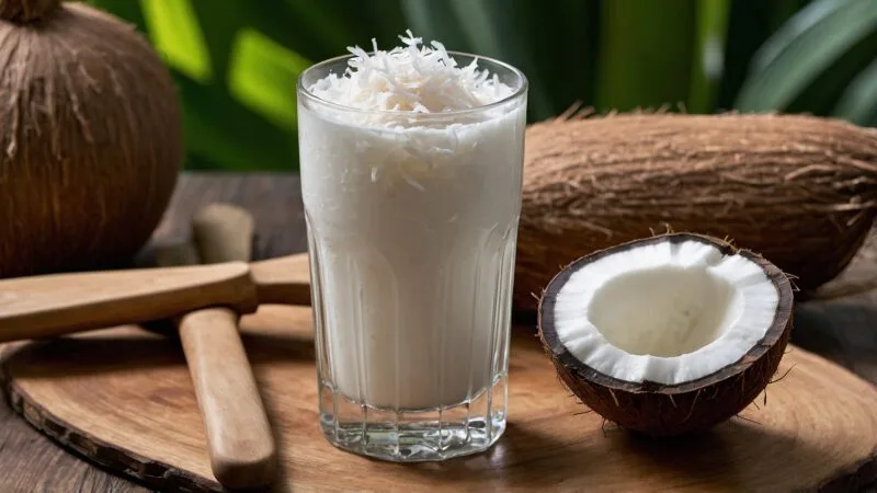 Batida de Coco (Com e Sem Álcool)