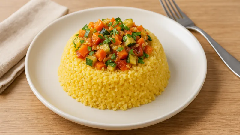 Cuscuz com Legumes